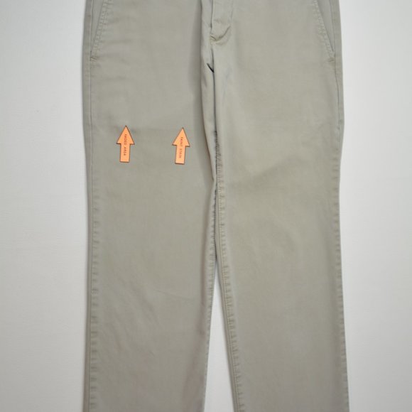Gap Sz 29 x 27 Boys LIVED IN STRAIGHT Tan COTTON Khaki CHINO Trouser Dress PANTS - Picture 7 of 9